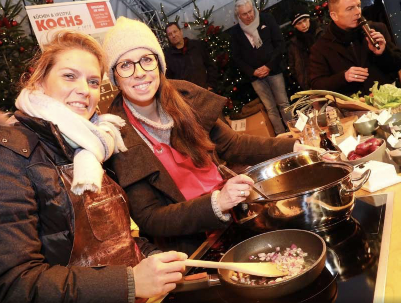 Wir kochen auf dem Weihnachtsmarkt