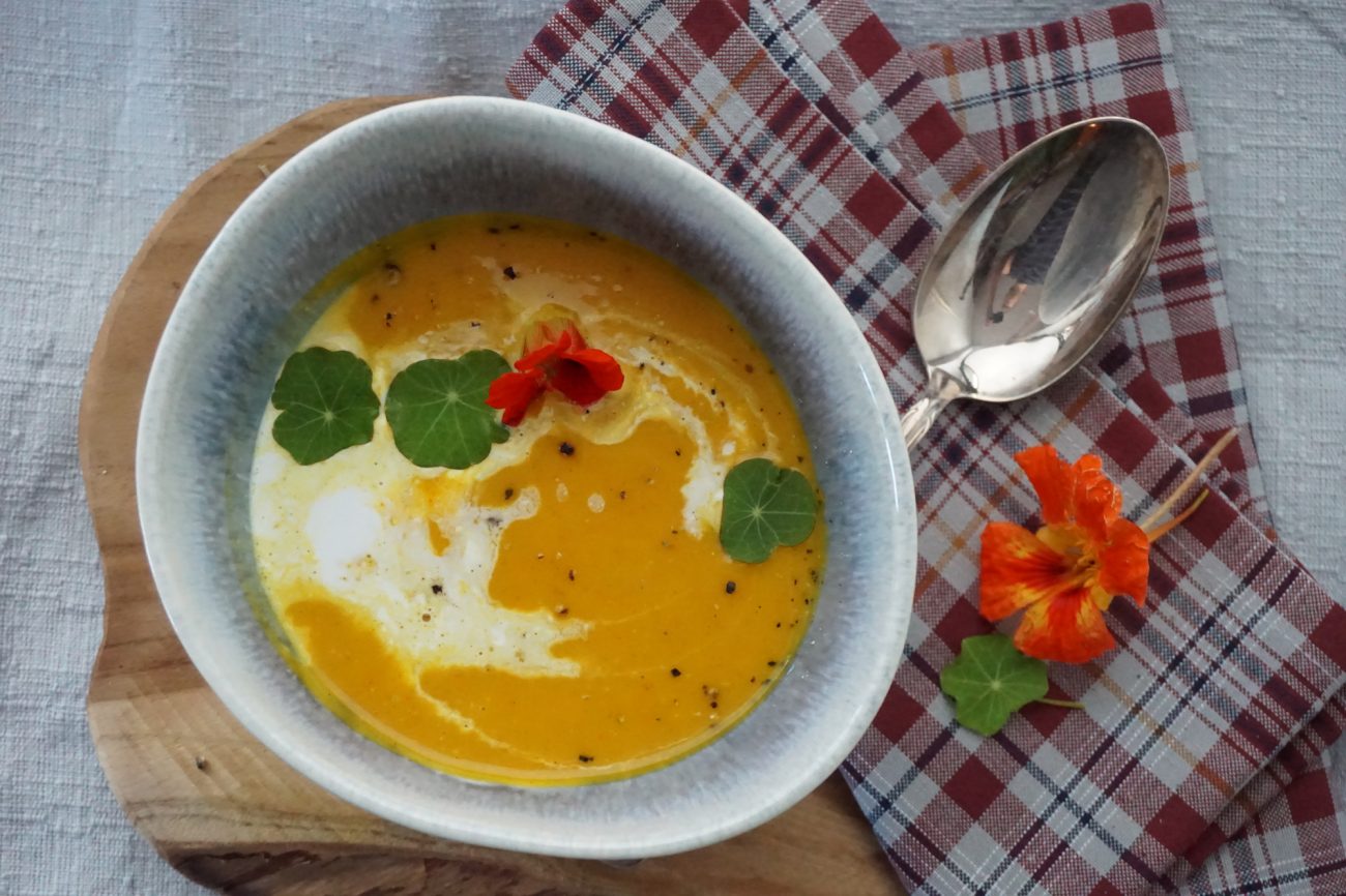 Raffinierte Kürbissuppe