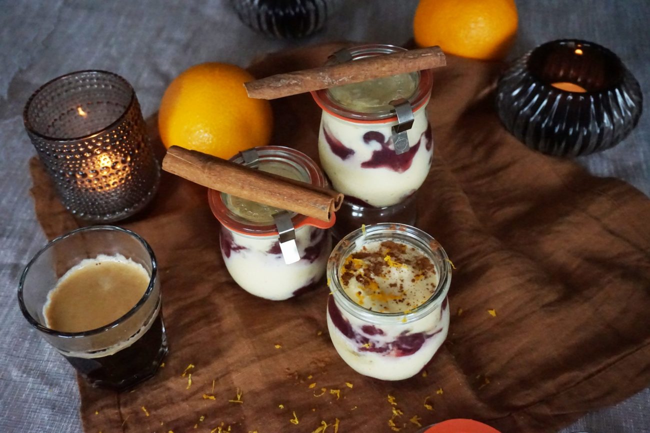 Tiramisu mit Orangen-Zimt-Sirup