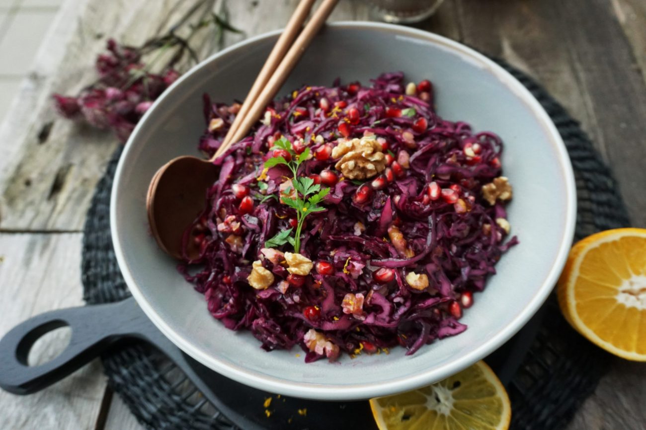 Knackig-frischer Rotkohlsalat