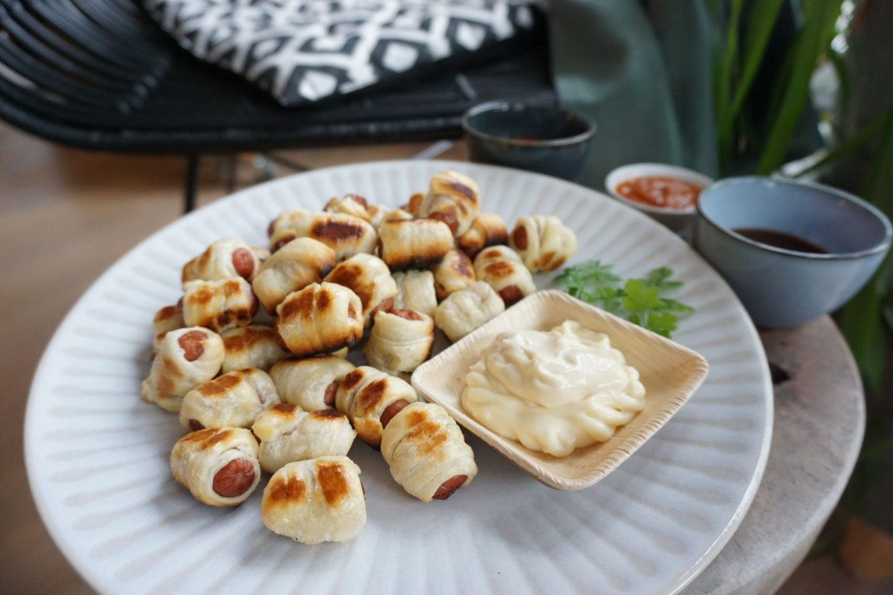 Mini-Würstchen im Schlafrock