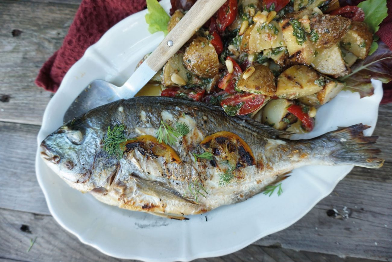 Dorade mit Grillkartoffelsalat