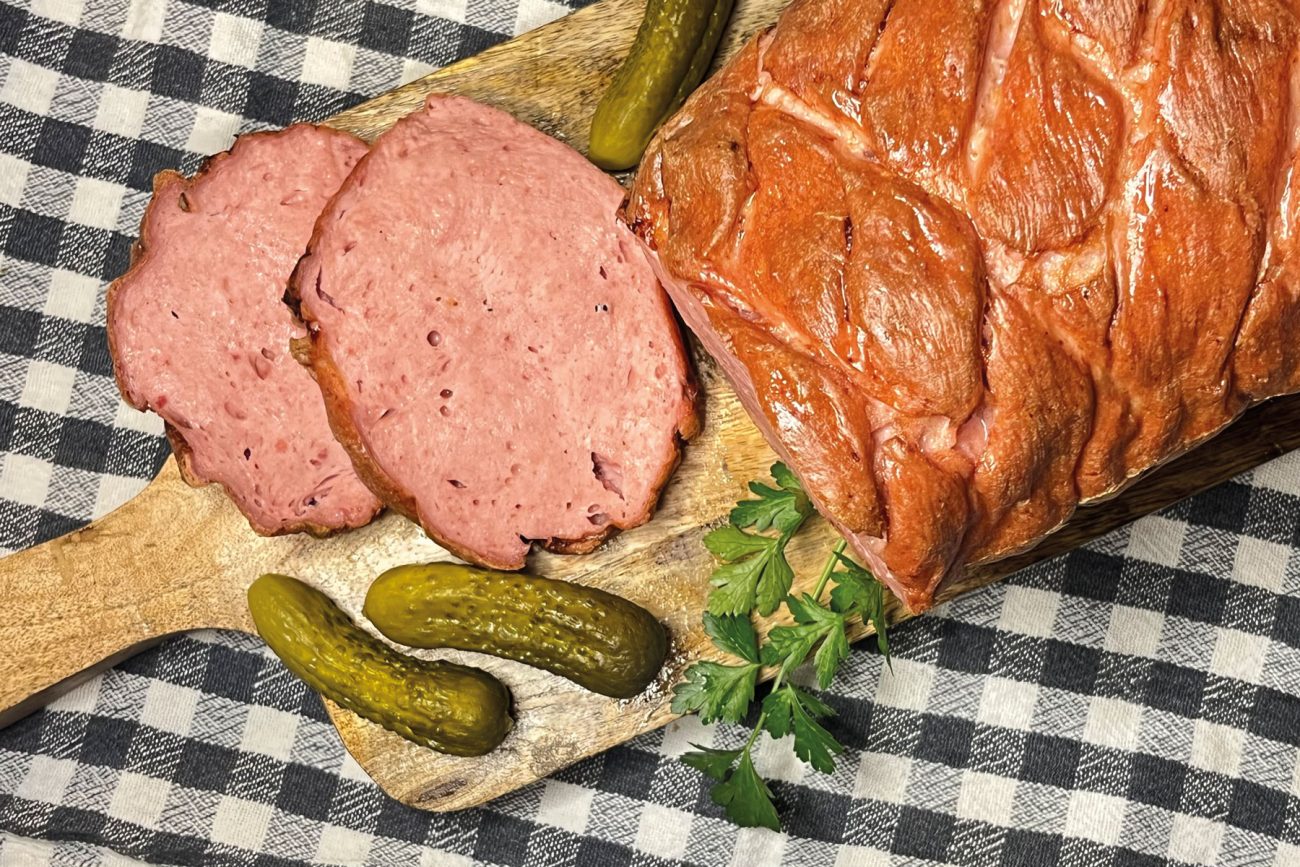 Selbst gemachter Leberkäse