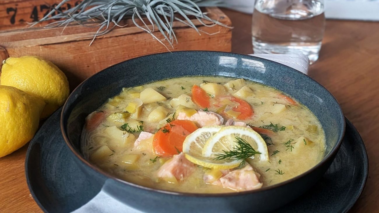 Feiner Eintopf mit Lachs