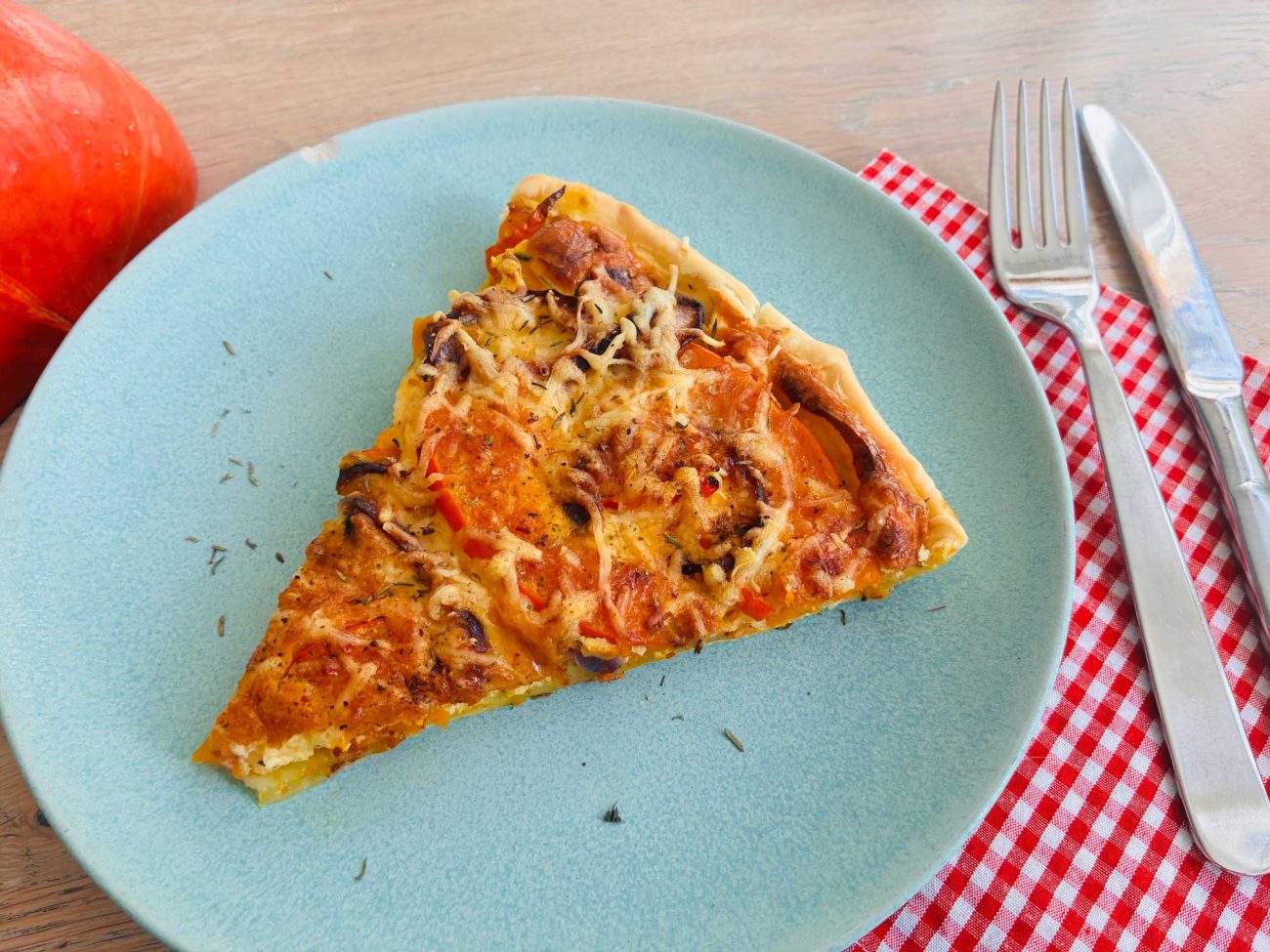 Herbstlich lecker: Kürbis-Quiche